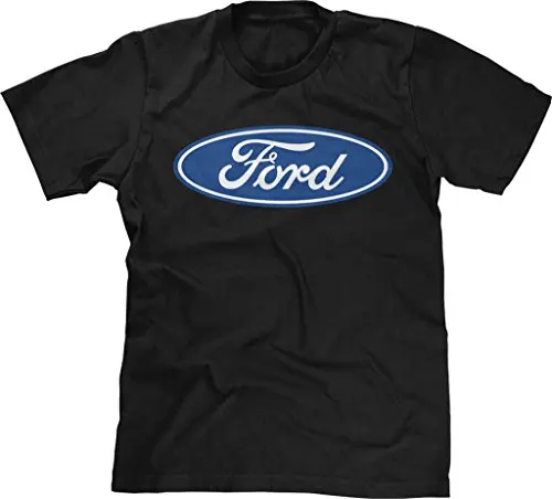 Gildan novelty Design T Shirt MenT-shirt Blue Ford Logo Tops Novelty Short Sleeve Tees | Мужская одежда