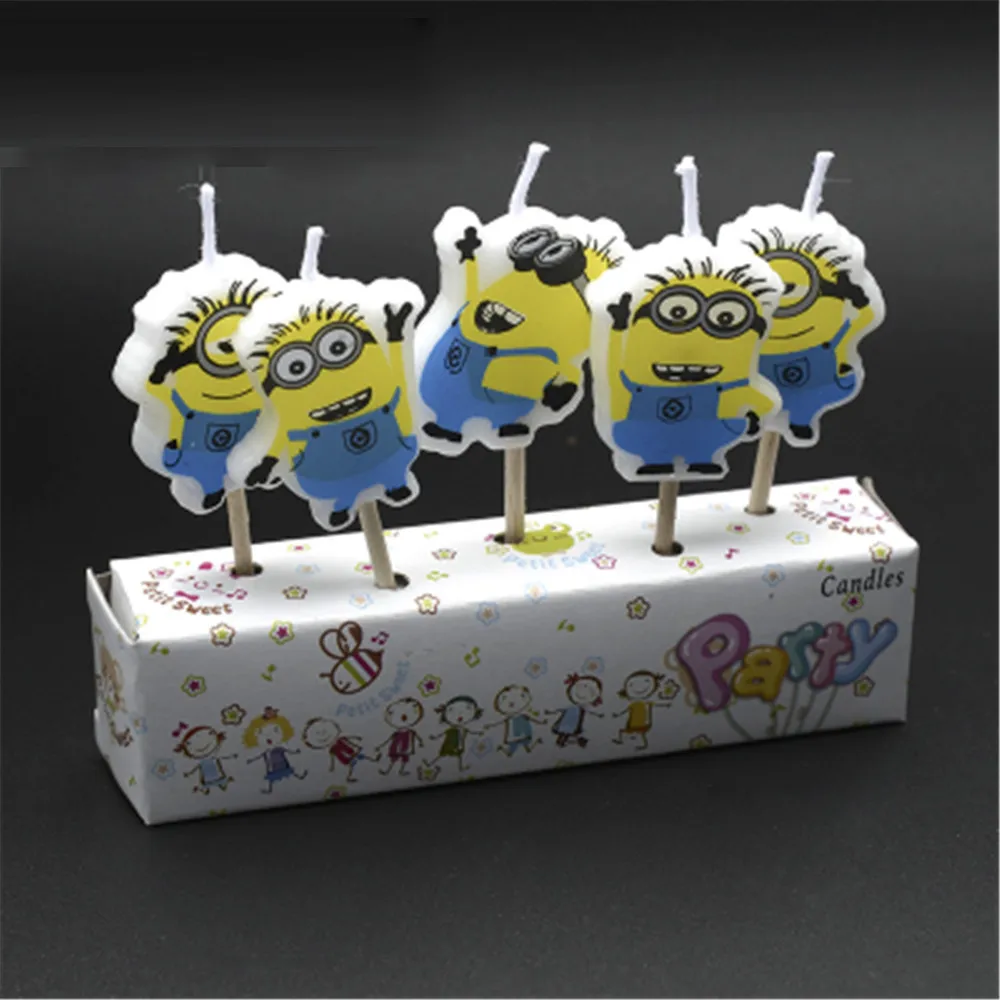 cake topper birthday minions toy cake decorating supplies children kids baby birthday gifts toys minions party cupcake toppers