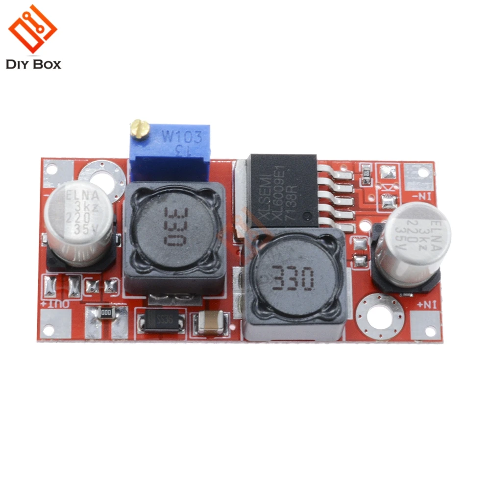 

XL6009 DC-DC Step Up Step Down Boost Buck Power Supply Module 3.8-32V To 1.25-35V Voltage Regulator Converter