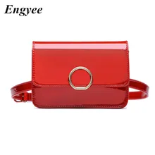Engyee яркие поясные сумки для девочек, сумка на плечо с цепочкой, женская сумка, Маленькая кожаная сумка, женская сумка для путешествий, поясная сумка