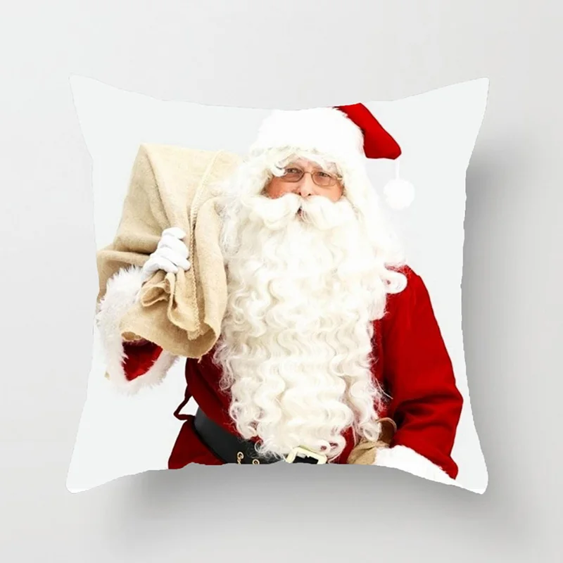 

2020 New Year Christmas Decorations For Home Frozen Party Nordic Cushion Cover Natal Christmas Socks Adornos De Navidad
