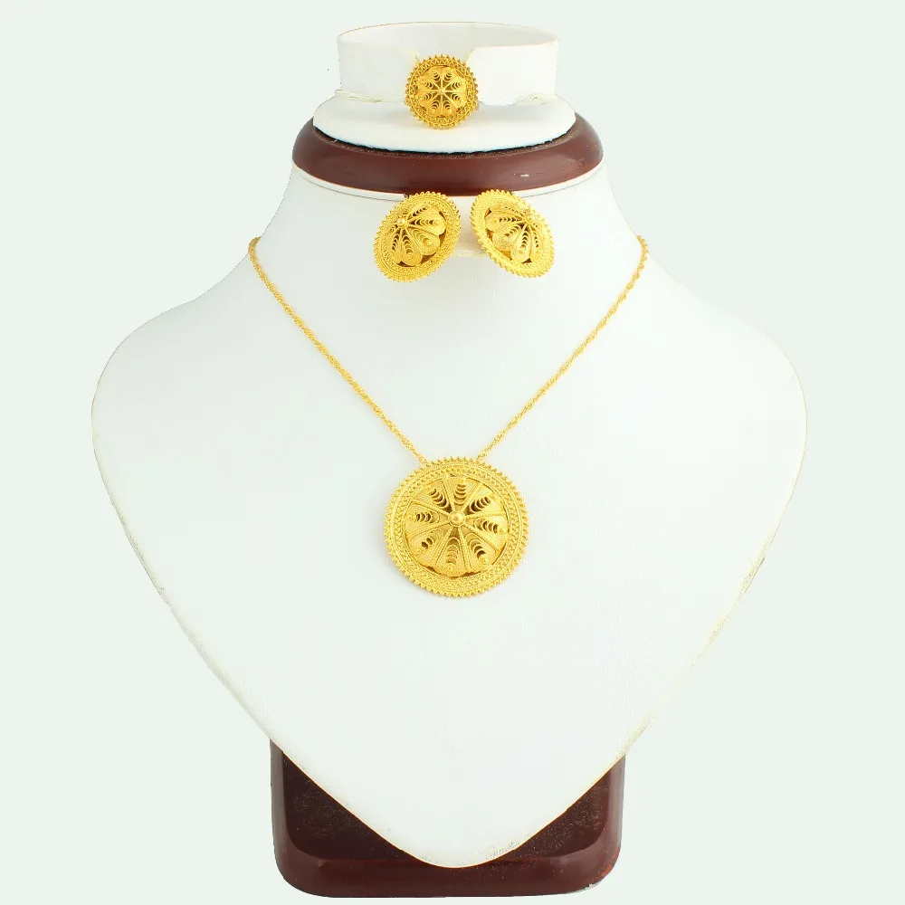 jewelry sets high quality font b classic b font straw font b hat b font 18k