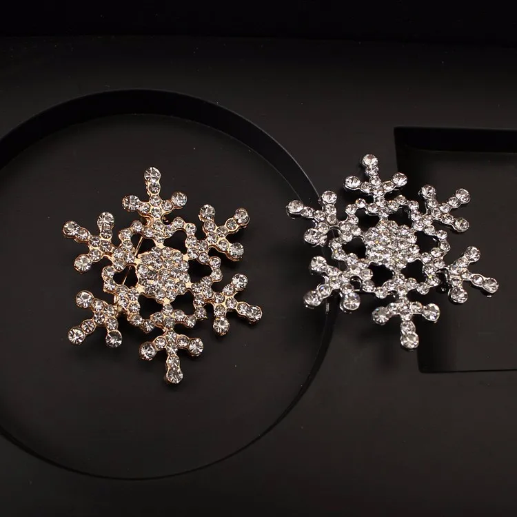 Новая мода изысканный высокое качество ювелирные изделия брошь сверкающий снег брошь женская