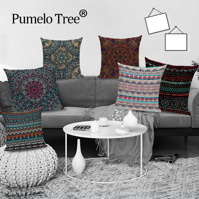 

Scandinavian Cushion Cover Decorative Pillows Case Geometric Pillow Covers Colorful Pillow Case Home Office Sofa Decor Cojin
