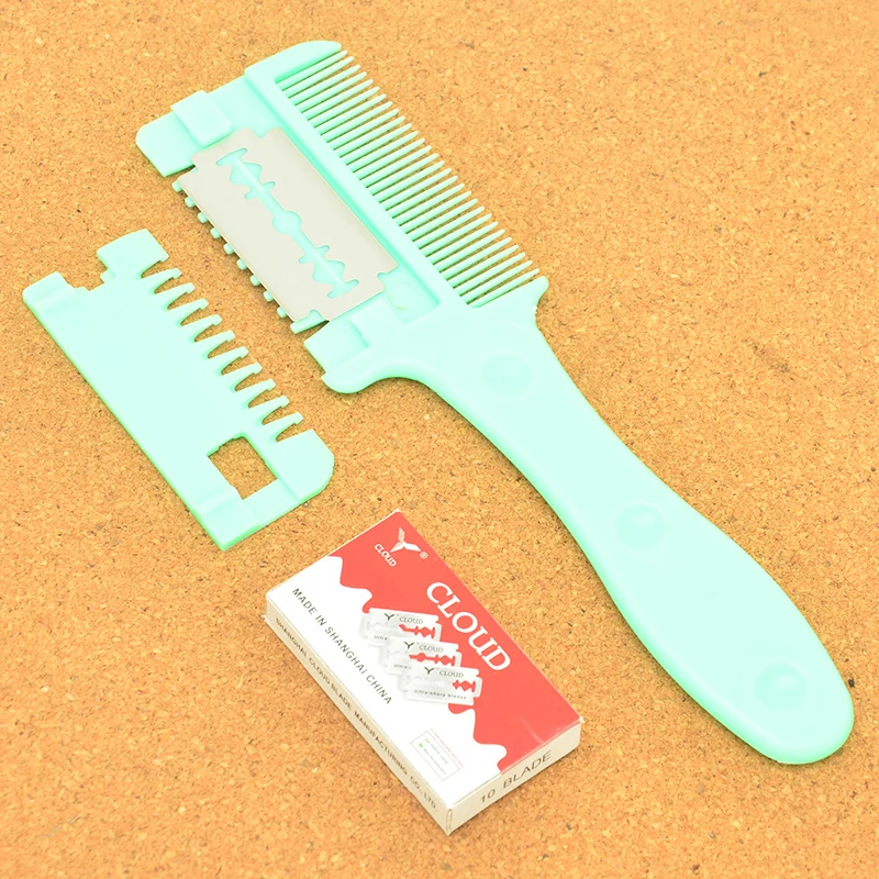 Meisha Hair Cutting Razors Salon Shaver 10Blades Professional Hair Removal Shaving Knife Comb Stylist Beauty Hair 1