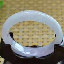 Натуральный браслет со льдом, округлый нефритовый браслет, Myanmar ice, старый ямы, нефритовый браслет 55 мм 00003