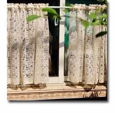 Пряжа Вязание Тюль занавески s для кухни занавески s Европейско-американский жаккард короткий деформационный стиль сельские кружева для окна тени занавески