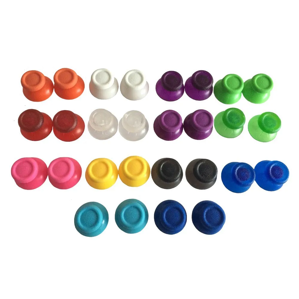 

6 X Colorful Analog Stick Cap Replacement for Sony PS4 Wireless Controller