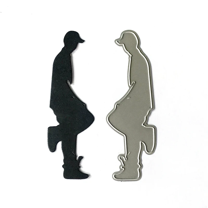 

New Cool Man Boy Metal Cutting Dies for Scrapbooking DIY Album Embossing Folder Paper Card Maker Template Decor Stencils Dies