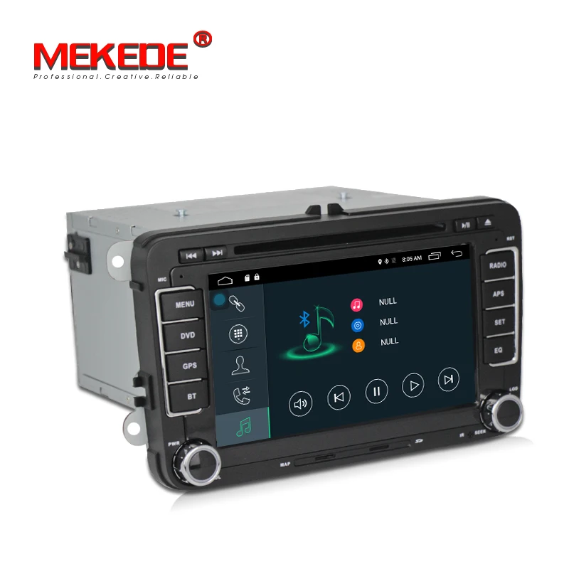 Discount 7 inch Android 7.1 2din Car GPS navigation Player for VW Caddy EOS Golf Jetta Passat tiguan polo golf 5 with DVD BT radio stereo 5
