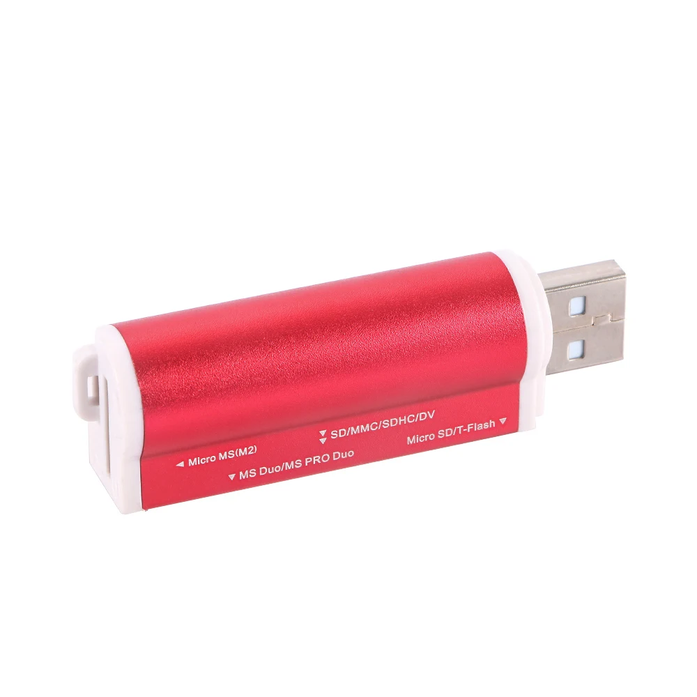 Лидер Продаж Многофункциональный 4in1 мини USB 2,0 Micro SD TF M2 T-Flash карта для устройства чтения sd-карт высокое качество