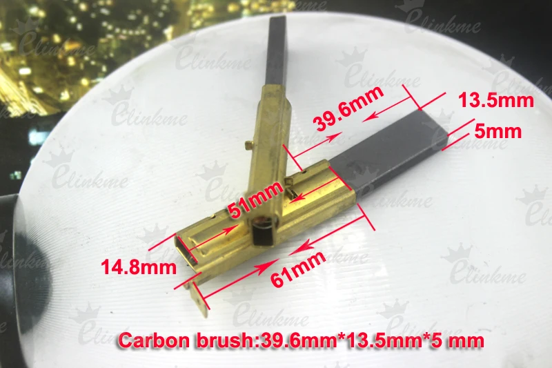 2pcs/set 5mmX13.5mmX39.6mm Siemens WASHING MACHINE WELLING MOTOR CARBON INSERTS BRUSHES A_135 | Инструменты