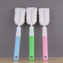 Губка детская молочная щетка для бутылочки для кормления соска Очищающая скребок для бокалов моющая щетка кухонный очиститель инструмент Детские аксессуары