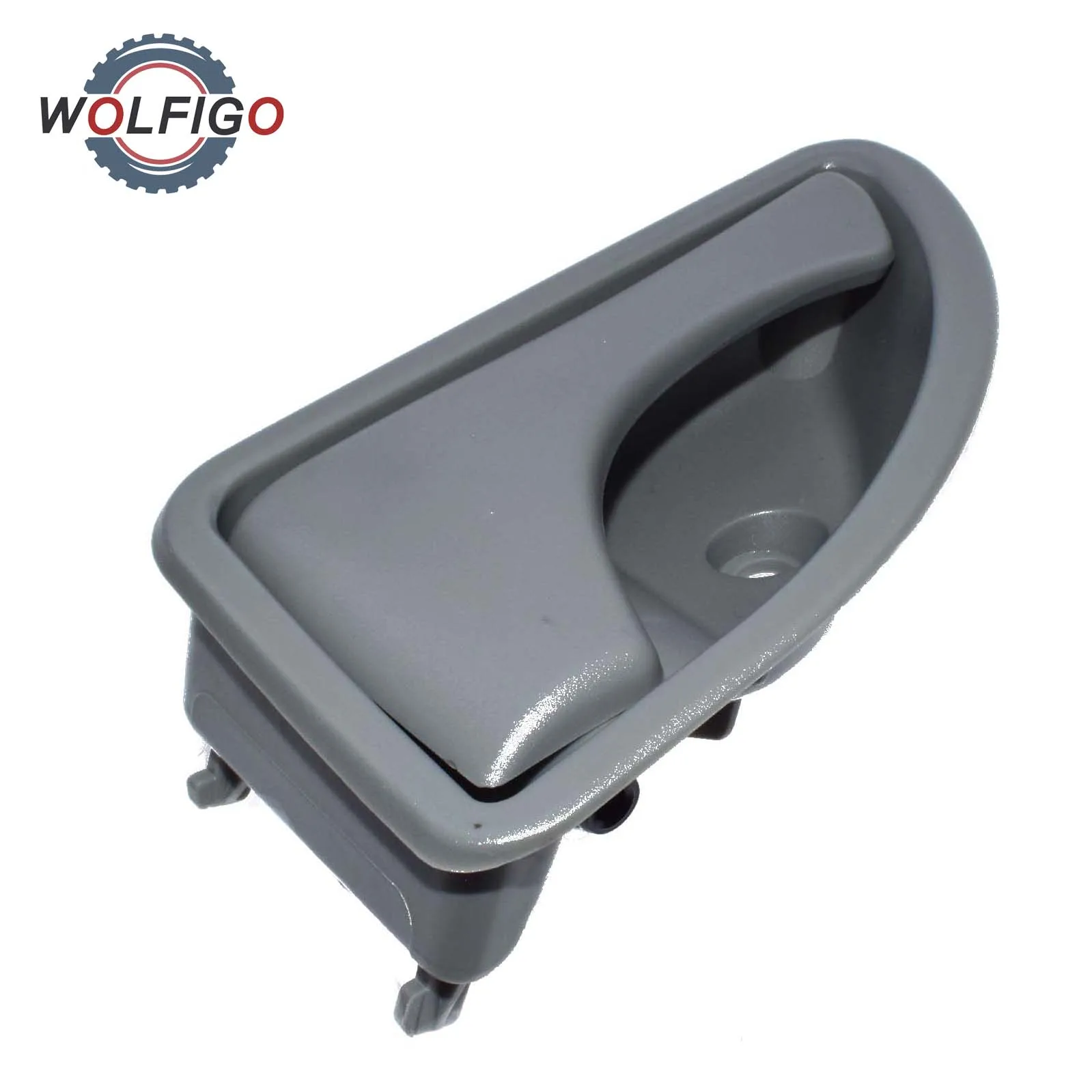 

WOLFIGO Grey Front Right Inner Interior Door Handle for Renault Kangoo Twingo 1993-2007 8200259377 8200247803