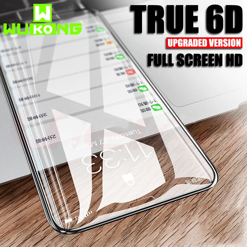 6D закаленное стекло из алюминиевого сплава для iPhone 6S 7 8 Plus X защитная пленка