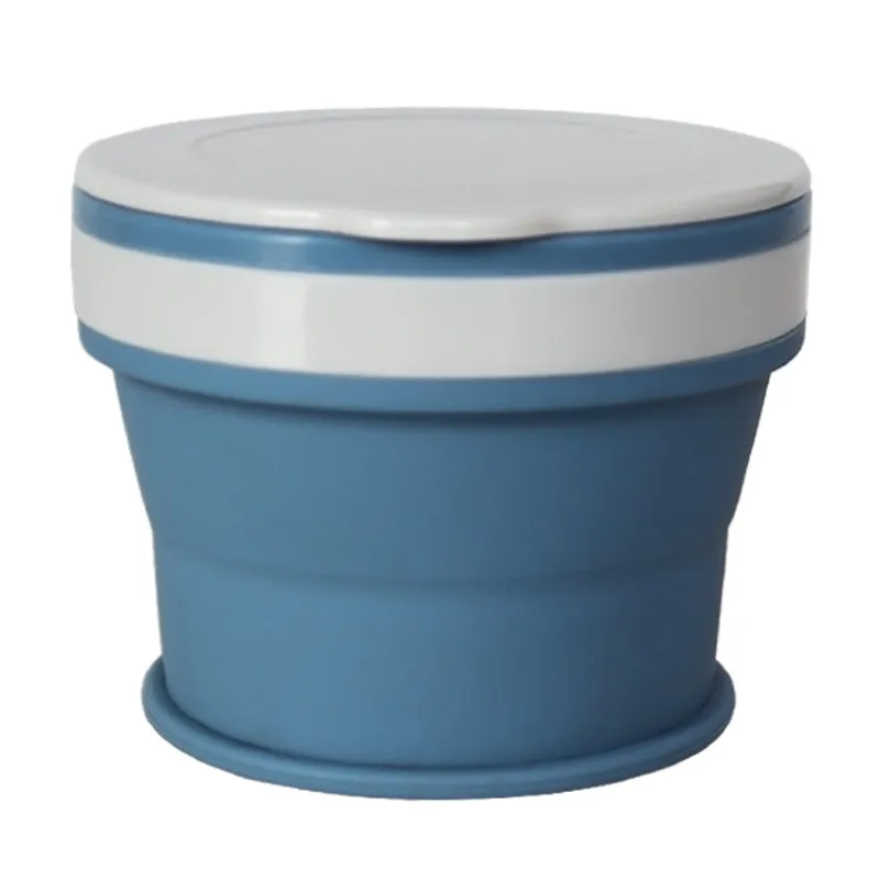 

Home Bathroom Living Room Portable Silicone Retractable Folding Cup Telescopic Collapsible Travel Camping **C