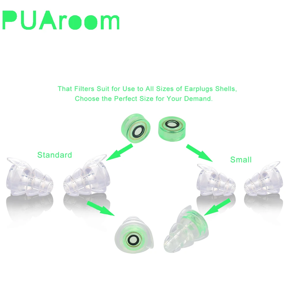 High Fidelity Musicians Earplugs With 2 Different Sizes Reusable Silicone Ear Plugs for Noise Sensitivity Conditions and More High Fidelity Musicians Earplugs With 2 Different Sizes Reusable Silicone Ear Plugs for Noise Sensitivity Conditions and More