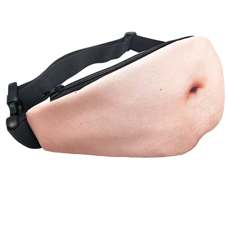 New 3D Pu waist bag fanny pack men s bag men s pack ladies wallet travel