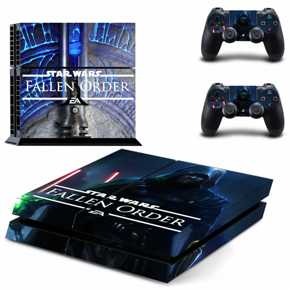 Звездные войны джедай Падший заказ PS4 Кожа Наклейка Play station 4 стикер s Pegatina для sony playstation 4 консоль и контроллер skins