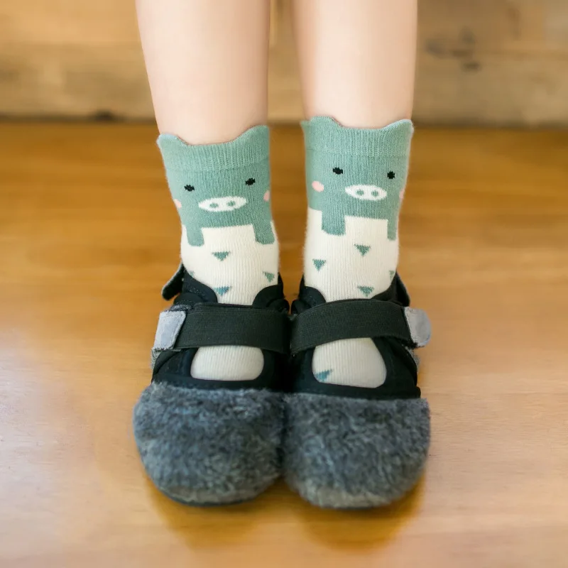 5 пара/лот; Дышащие носки для маленьких мальчиков и девочек; детские носки; Kawaii; хлопковые детские носки с героями мультфильмов; подходит для От 1 до 12 лет