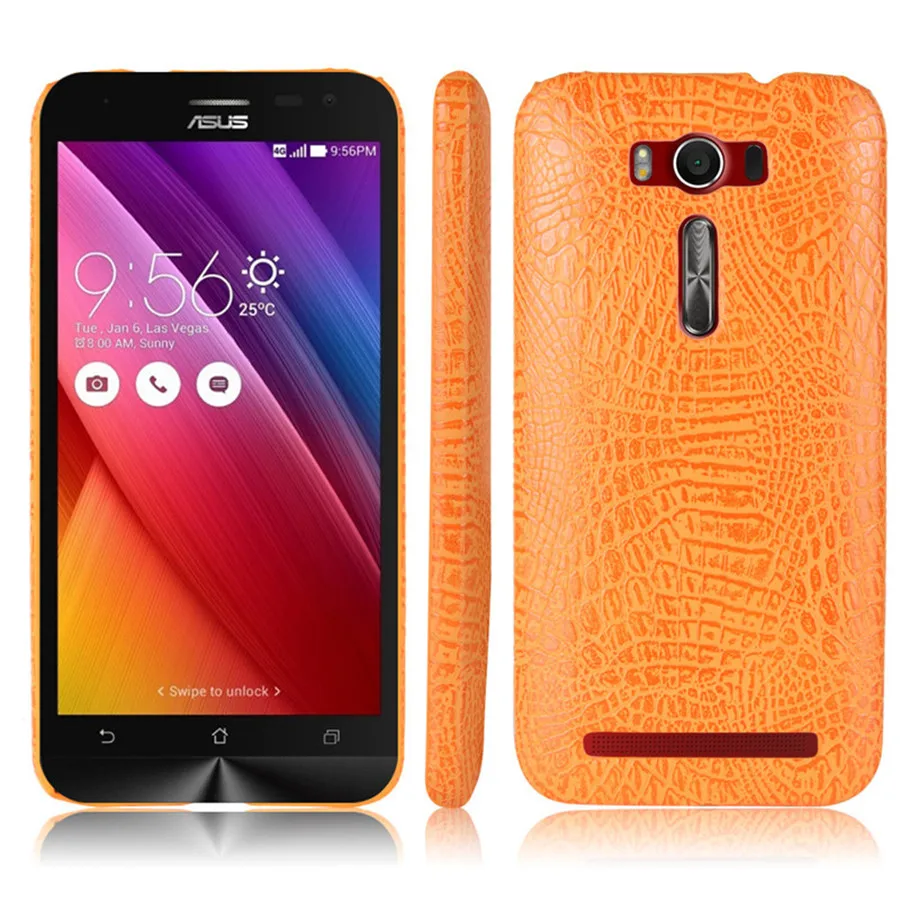 

Luxury Crocodile skin pattern phone case fOR ASUS Zenfone 2 Laser ZE500KL ze500kg ze 500 kl kg Z00RD Z00ED ME500KL cover capa