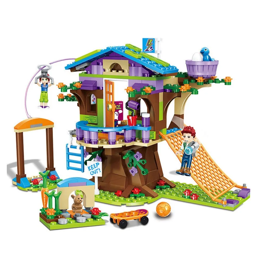 

357PCS Mia's Tree House Legoed Friends Series Building Blocks Assemble Educational Model Bricks Toys for Girl Compatible Legod