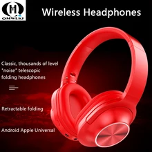 Active Noise Cancelling Bluetooth 4.2 Headphones Mic, Wireless/Wired Comfortable Foldable Stereo Over Ear Headset Active Noise Cancelling Bluetooth 4.2 Headphones Mic, Wireless/Wired Comfortable Foldable Stereo Over Ear Headset