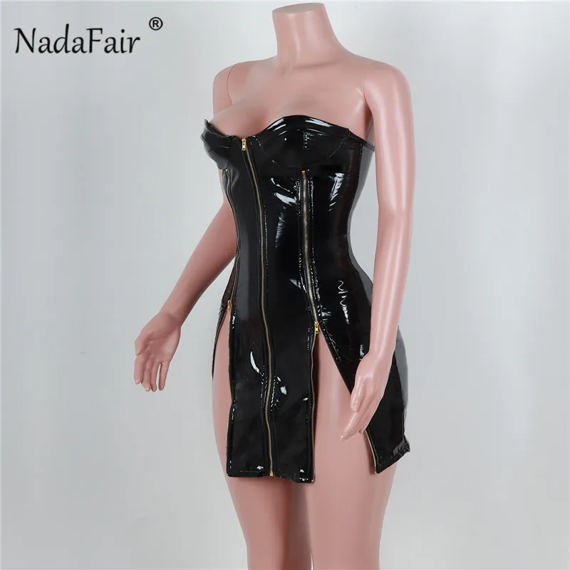 punk pu mini dress27_