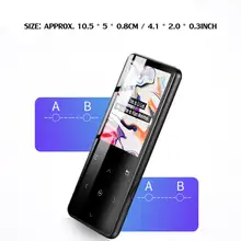 A27 2.4inch TFT LCD Screen Portable Digital HD Video MP3 Lossless Music Player FM Radio