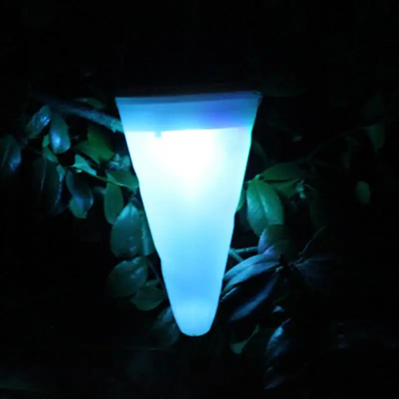 Beste Nieuwe Kegelvormige Opknoping Tuin Landschap Verlichting Lamp Waterdicht Zonne energie LED Lampen Party Decoratie Kleur Veranderende Licht