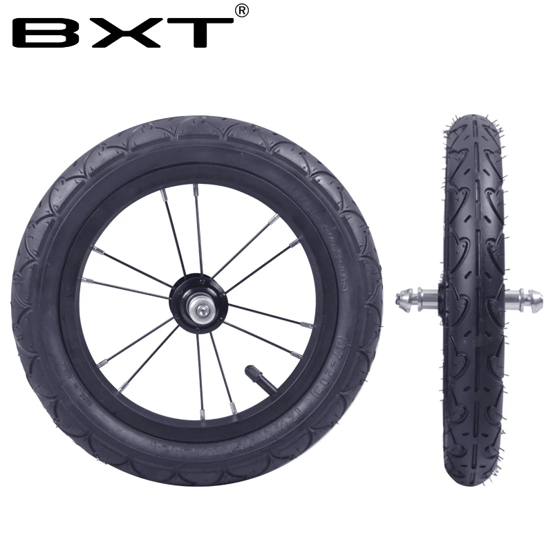 

BXT Mini Ultra light 12Inch Wheel Set Aluminum Alloy Wheels Tire V-Brake kid's bike Wheelset Bicycle Parts Children Accessories