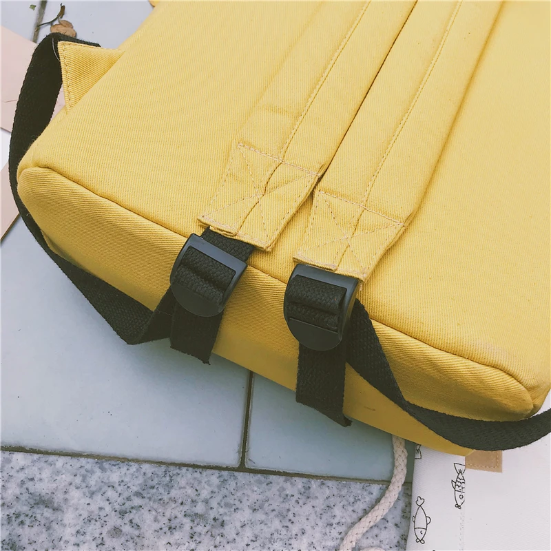 Menghuo 2 Pcsset Women Backpacks Cute Fish School Bag for Teenage Girls Printing Canvas Backpack Ladies Shoulder Bags Mochilas (29)