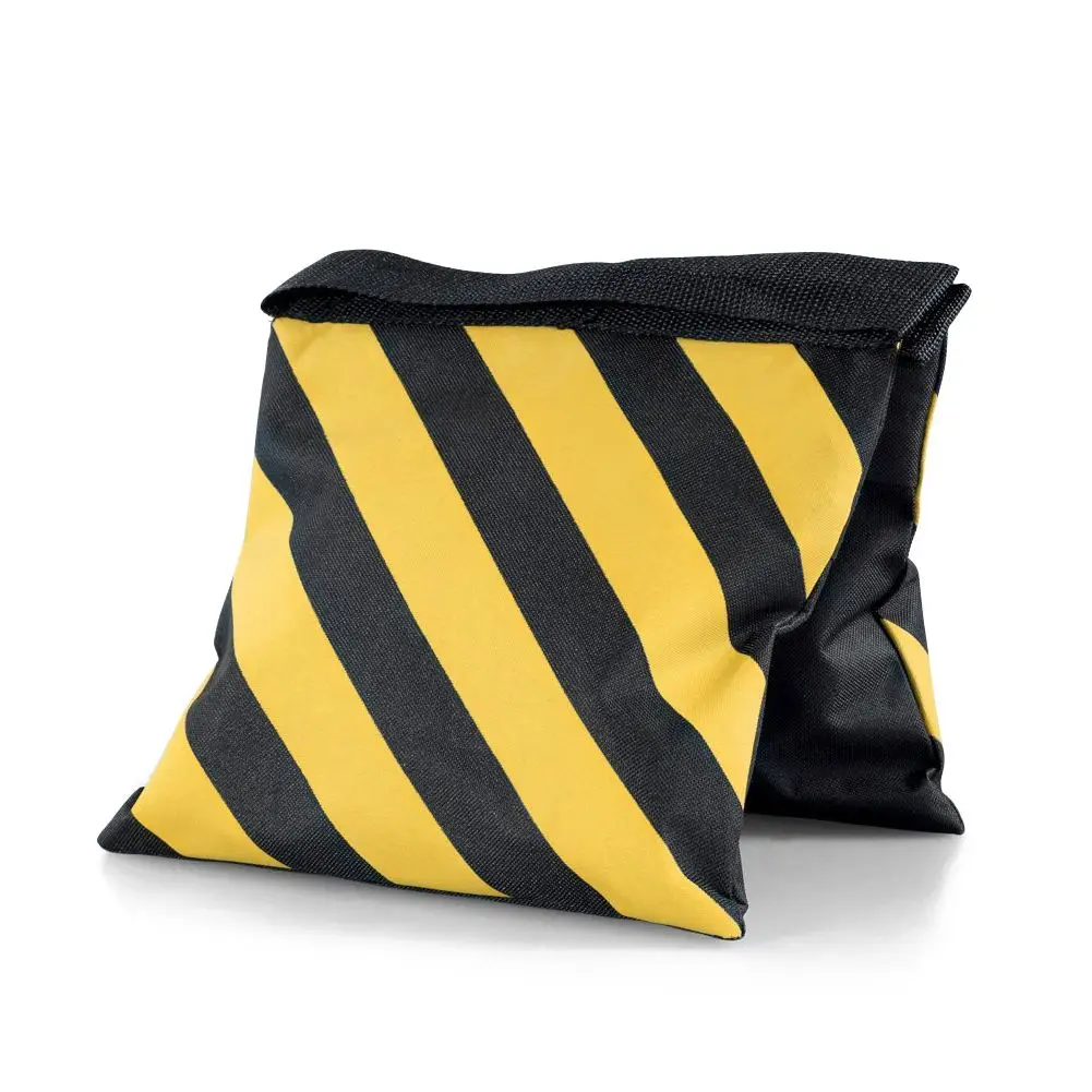  6 Pack Dual Handle Sandbag Black/Yellow Saddlebag for Photography Studio Video Stage Film Light Sta