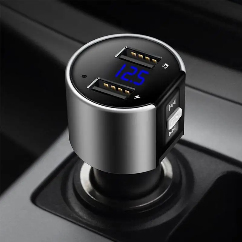 

Labo Car USB Mp3 Bluetooth Fm Transmitter Aux Wireless Audio Player Car Kit Handsfree Fm Modulator 3.4A Dual USB Charger