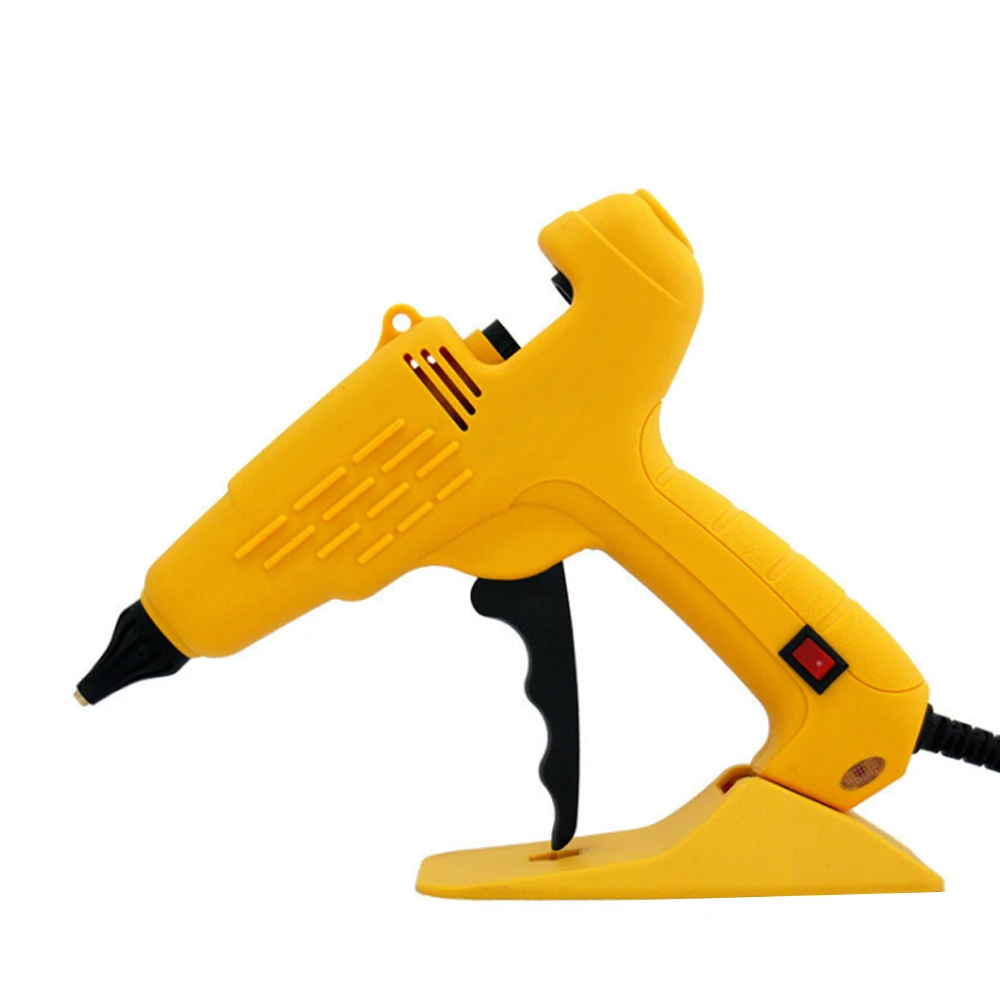 Portable 60W Hot Melt Glue Gun With Stand Industrial Mini Guns Thermo