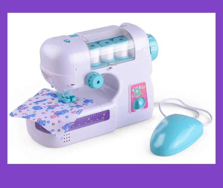 Ролевые игры, игрушка-симулятор, электрическая швейная машина, игрушки с светильник, для уборки, подарки на день рождения для девочек