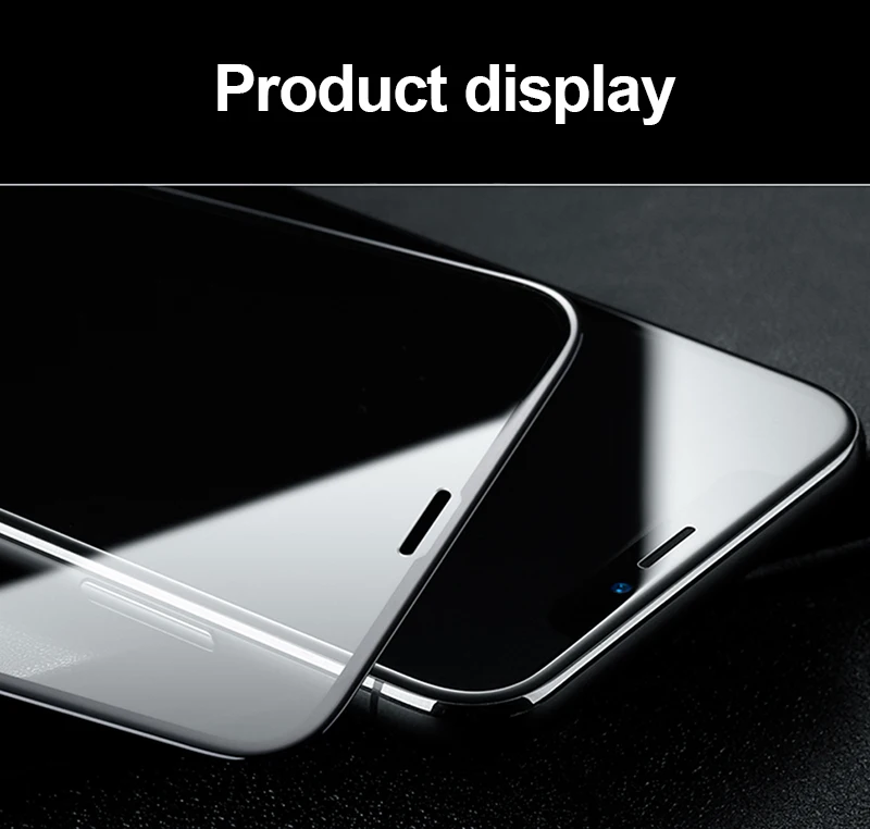 TOMKAS 5D Glass For iPhone X XS Plus Screen Protector Tempered Glass Film For Apple iPhone XS XS Plus 9 10 Protective Glass Film