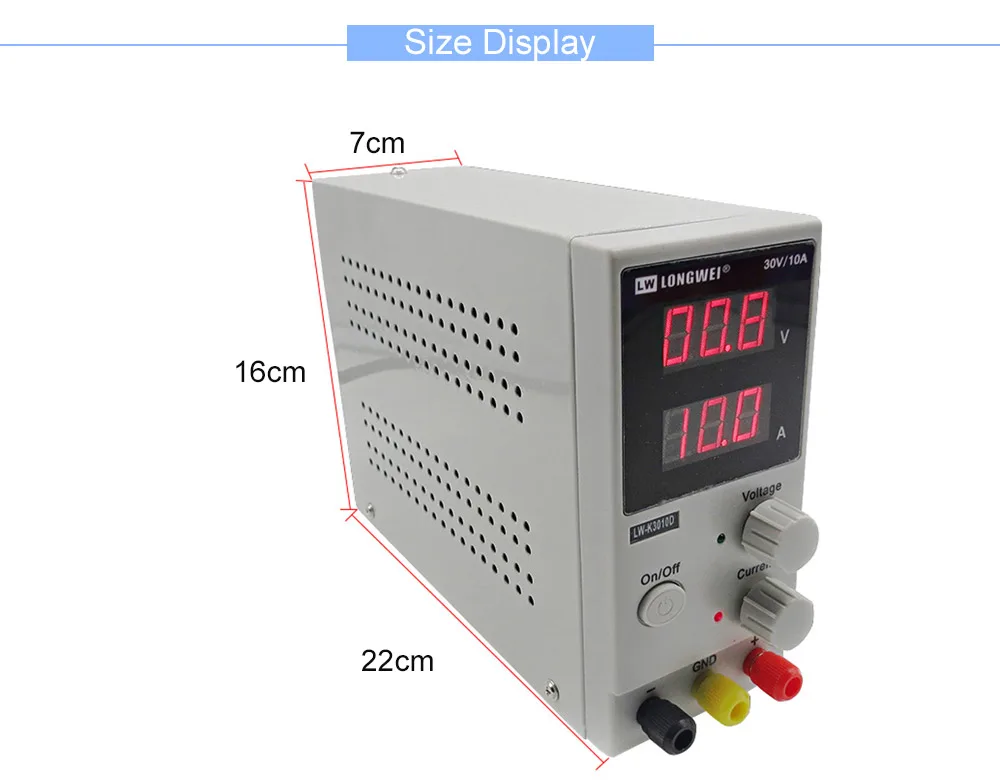 LW3010D источник питания постоянного тока мини Регулируемый Цифровой 30V 10A импульсный источник питания светодиодного табло Сертификация лабораторный блок питания 110 220V