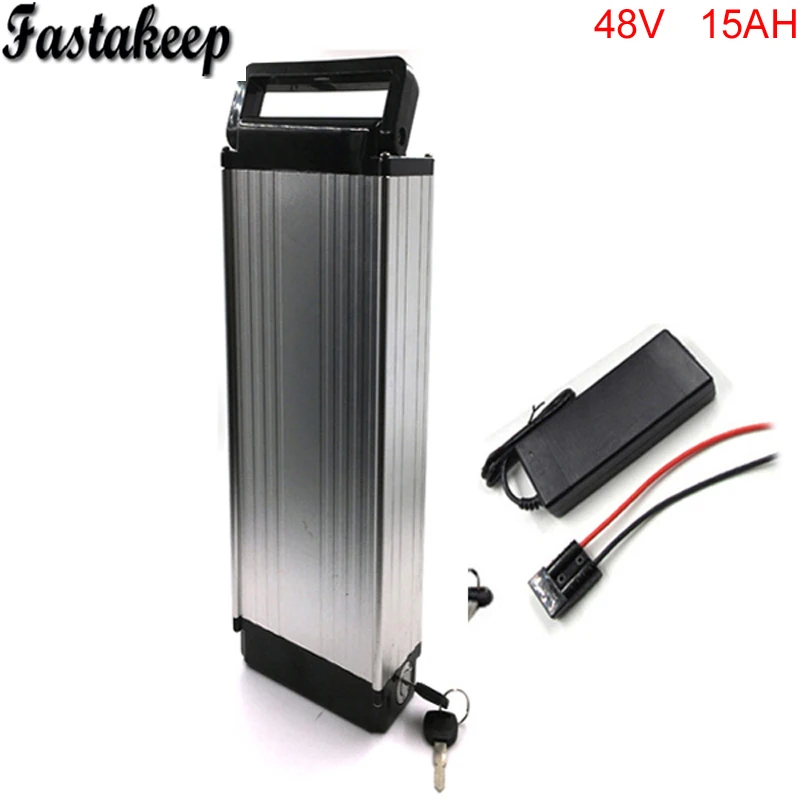 

Rear rack style rechargeable battery 18650 high drain 48v 15ah ebike battery pack 48v 750w electric bike kit with charger