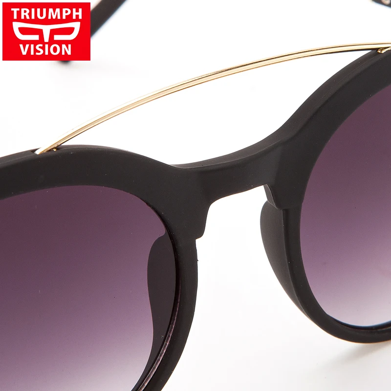 TRIUMPH VISION круглые градиентные очки de sol Feminino Солнцезащитные женские брендовые