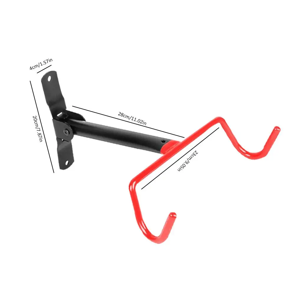 Велосипедная настенная гаражная вешалка MTB велосипедная вешалка для хранения крюк компактный дизайн Твердая стальная стойка для поддержки крюк велосипедная стойка