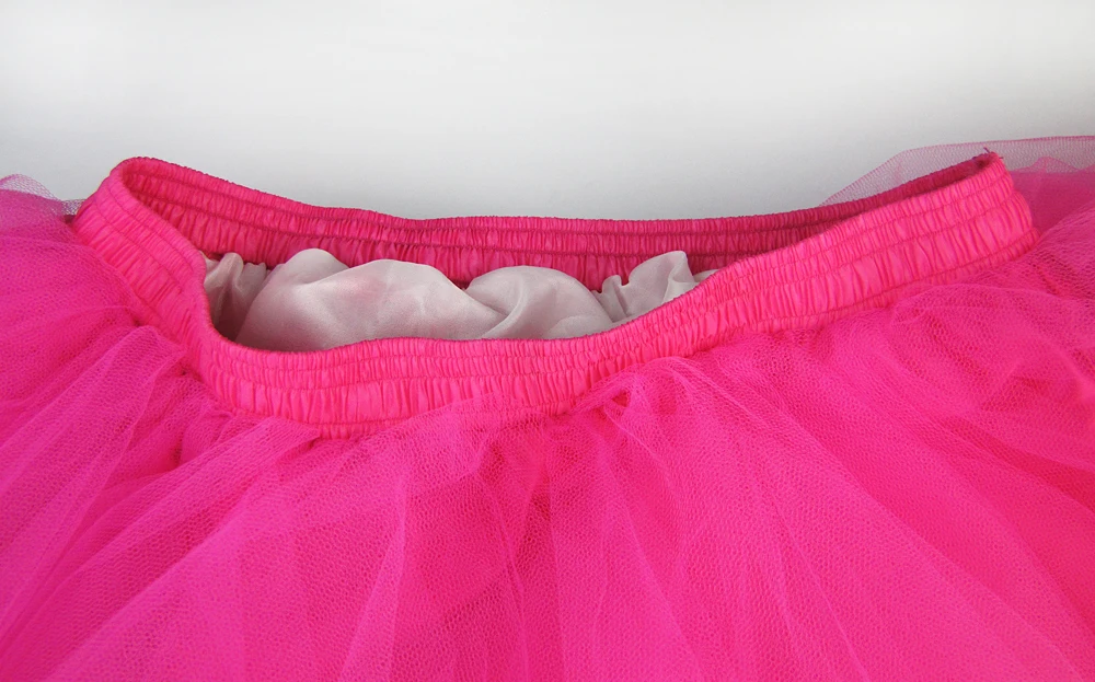Фатиновые юбки для женщин женские Высокое качество эластичный стрейчевое платье-пачка из тюля девочка четырехслойные летние женские взрослых юбка-пачка со складками Мини-юбки