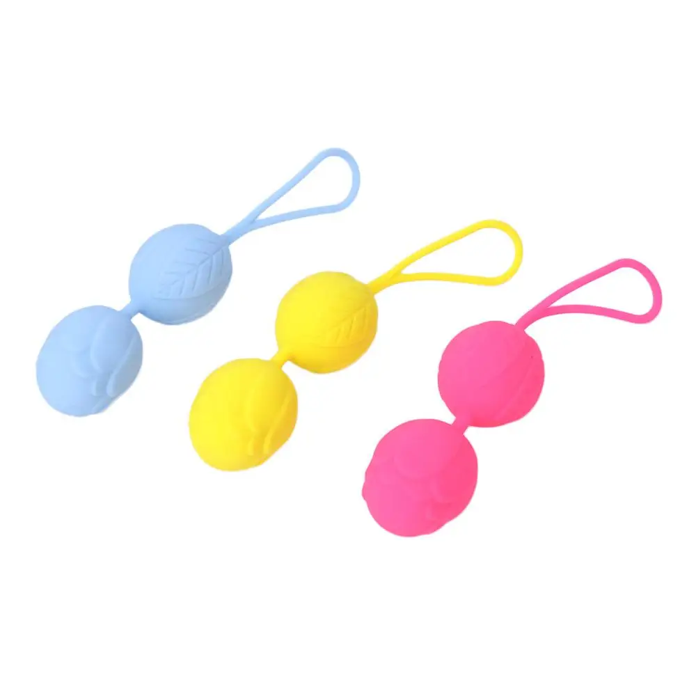 Silicone bolas exercitador vaginal duo tom triplo apertar brinquedos
