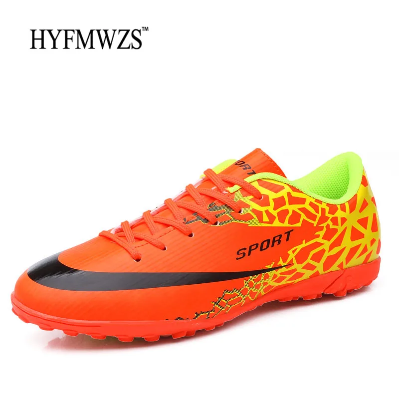 العشب hyfmwzs chaussure superfly بنين لكرة القدم أحذية الرجال عدم الانزلاق أطفال تنفس المرابط كرة القدم krasovki
