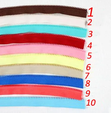 Resin 3 shenp code installed zipper diy handmade bags color block decoration color block two color