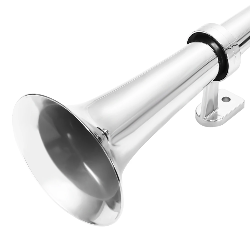 VicTsing 17 inch Single Trumpet Air Horn 12V Compressor Super Loud 150DB Air Hose Car Horn Speaker Auto Replacement Parts (8)