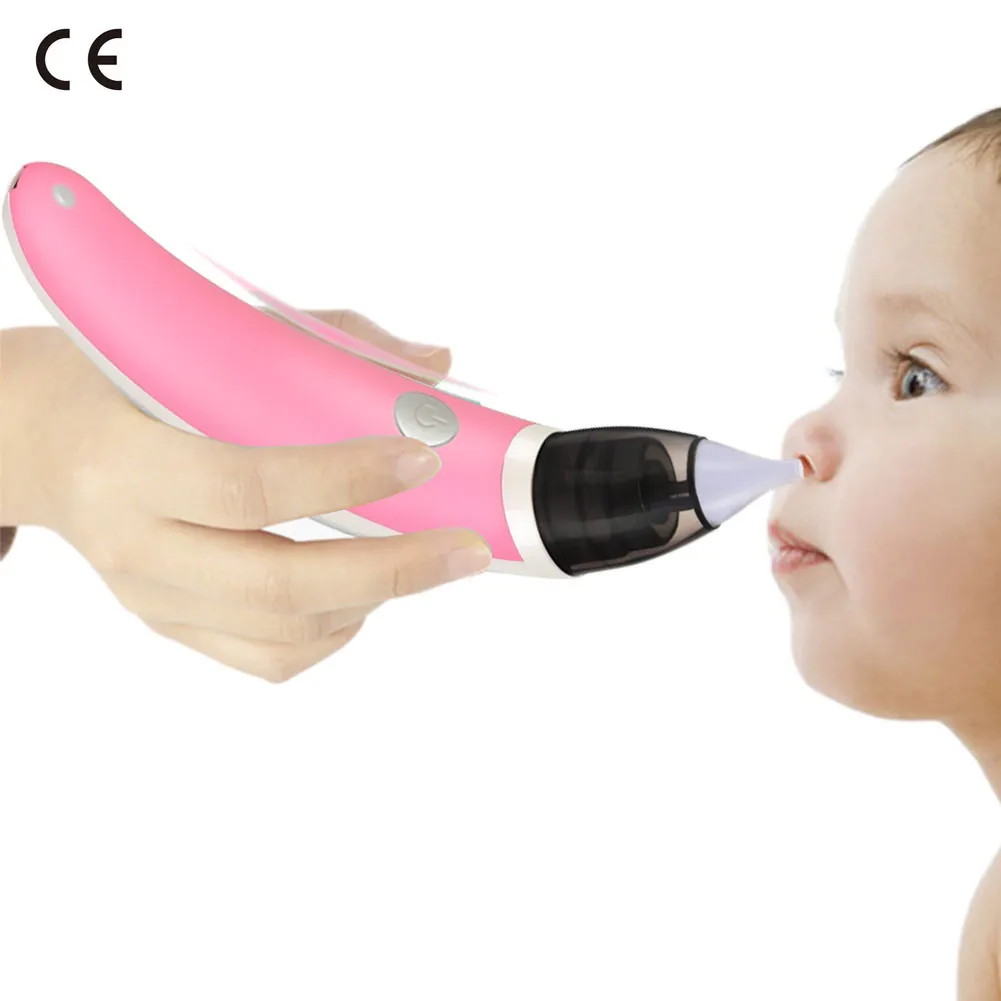 Детский Назальный аспиратор Электрическая безопасность с 2 размерами Младенческая малышка новорожденная детская вакуумная всасывающая носовая абсорбция