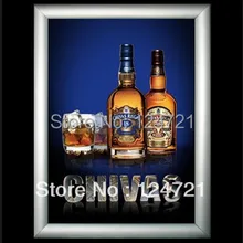 Супер Яркость Advertisng алюминий Дисплей A3 светодиодный защелкивающаяся фоторамка/светодиодный Панель волшебное зеркало рекламная продукция