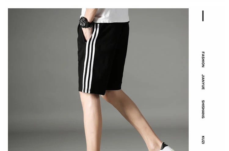 FOLOBE Летние повседневные шорты для мужчин в полоску Мужская спортивная одежда короткие спортивные штаны Jogger дышащие брюки мужские