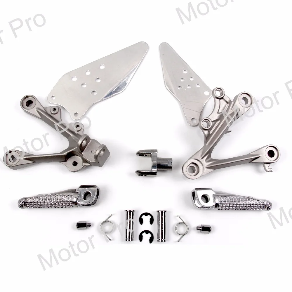 Передние Подножки для Kawasaki Ninja ZX-6R 2009 2010 2011 ZX6R накладки для ног ездока педаль кронштейны мотоцикл Запчасти ZX 6R 09 10 11